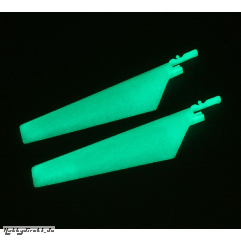 Lower Main Blade Set,Glow in the Dark (1 pr): BMCX Horizon EFLH2220GL