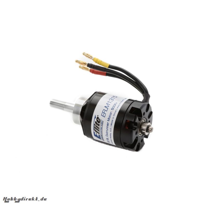 60-Size Brushless Outrunner Motor: 500Kv Horizon EFLM1315