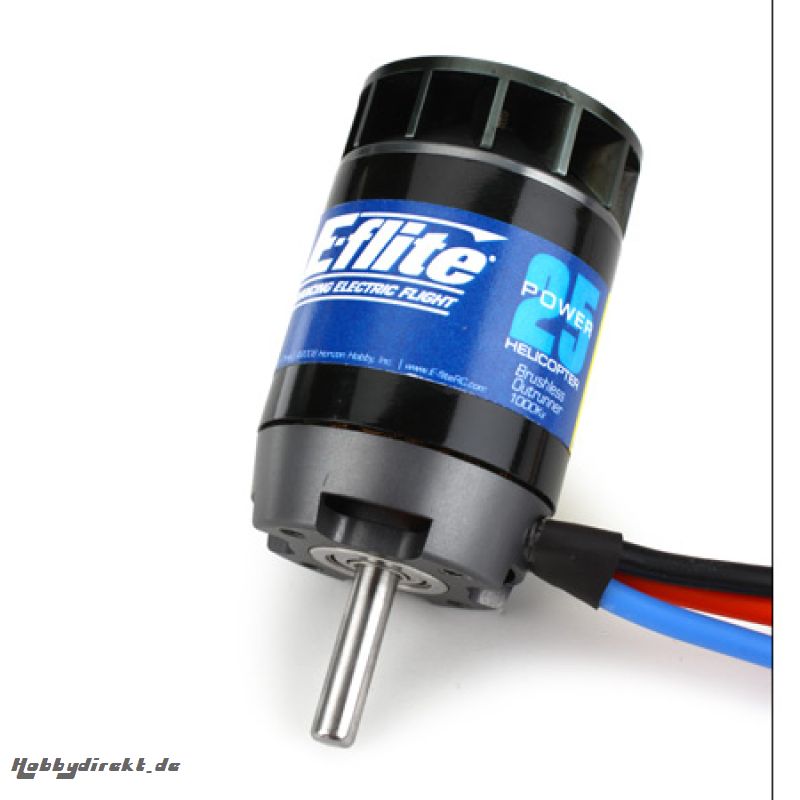 E-flite  Power 25 Heli Brushless Outrunner Motor, 1000Kv Horizon EFLM4025H