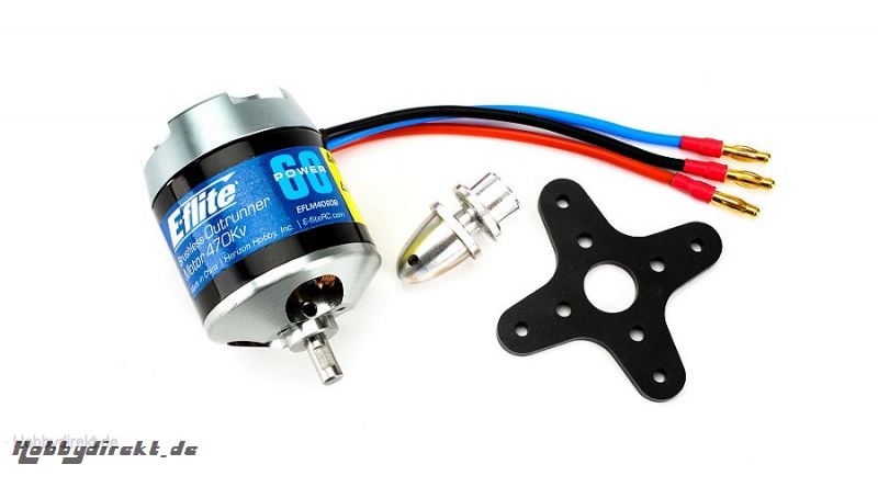 E-flite Power 60 470kV BL-Außenläufermotor Horizon EFLM4060B