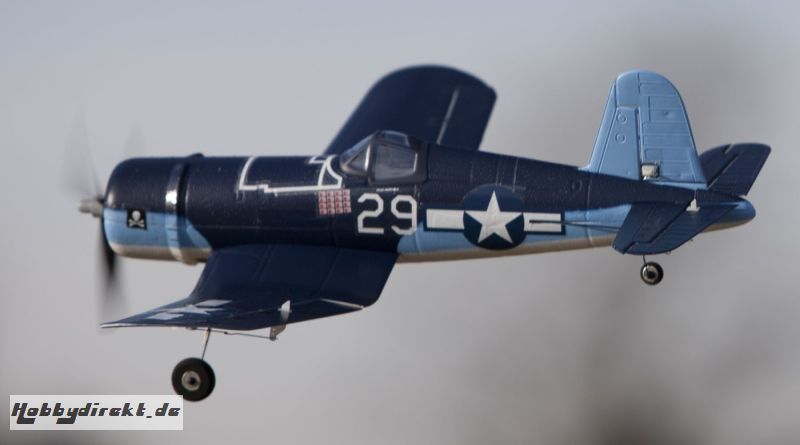 E-flite Ultra-Micro F4U Corsair BNF m. AS3X Horizon EFLU2680