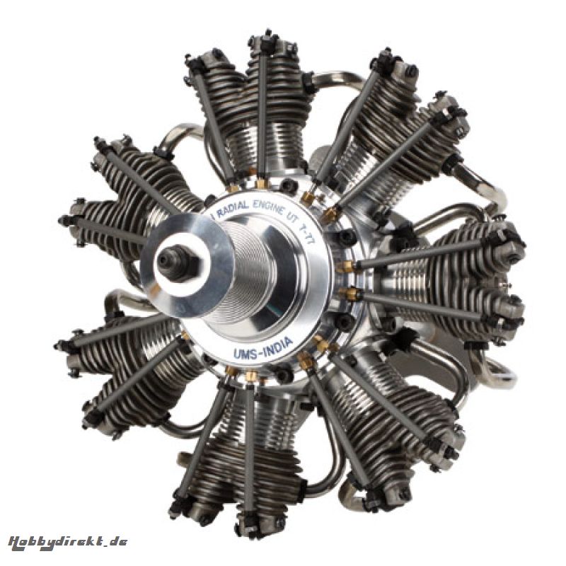 Radial 4 Stroke Glow Engine 7 Cyl 77cc Horizon EVOE777