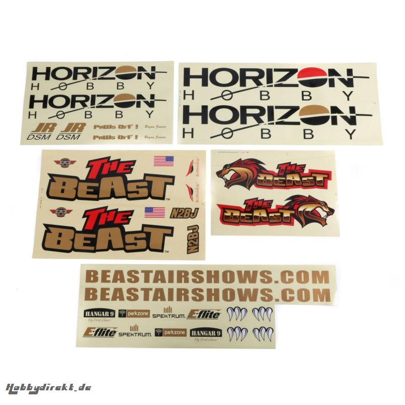 Decal Set, BST 100cc ARF Horizon HAN105025