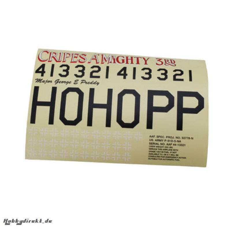 Decal Sheet,Cripes AMighty, Horizon HAN242026