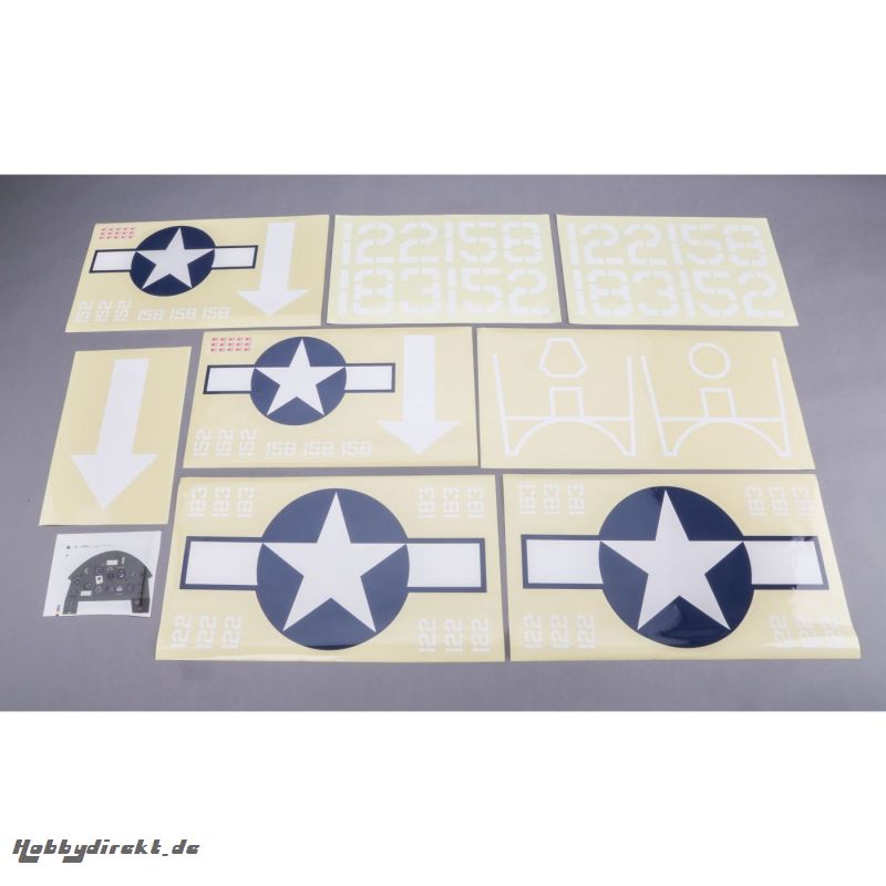 Decals: F4U-1D Corsair 60cc Horizon HAN476015