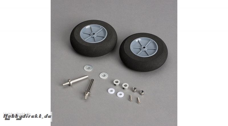 Main Wheels with Axles: Cirrus SR22T 30cc Horizon HAN502014