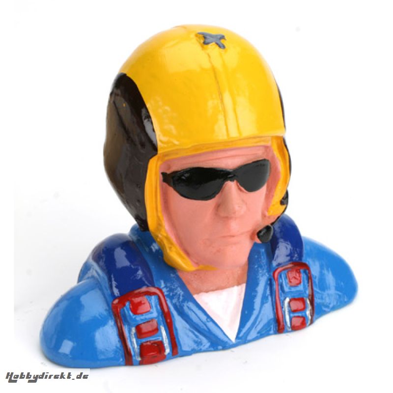 1/4 Pilot, Civilian Aerobatic Helmet,w/Mic&Snglss Horizon HAN9124