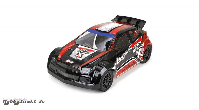 TEN Rally-X RTR: 1/10 4WD Rally Ready-to-Run Horizon LOS03000