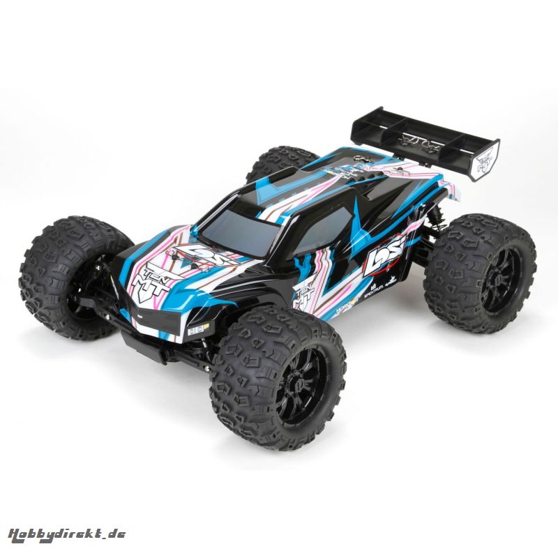 TEN-MT RTR, AVC: 1/10 4WD (BLUE) Horizon LOS03006T1