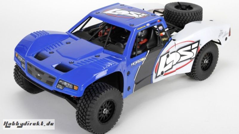 Baja Rey:1/10-Scale AVC RTR 4WD Desert Truck(Blue) Horizon LOS03008T2