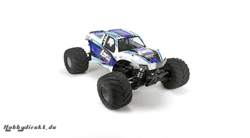 Monster Truck XL RTR, AVC: 1/5 4WD (White) Horizon LOS05009T2