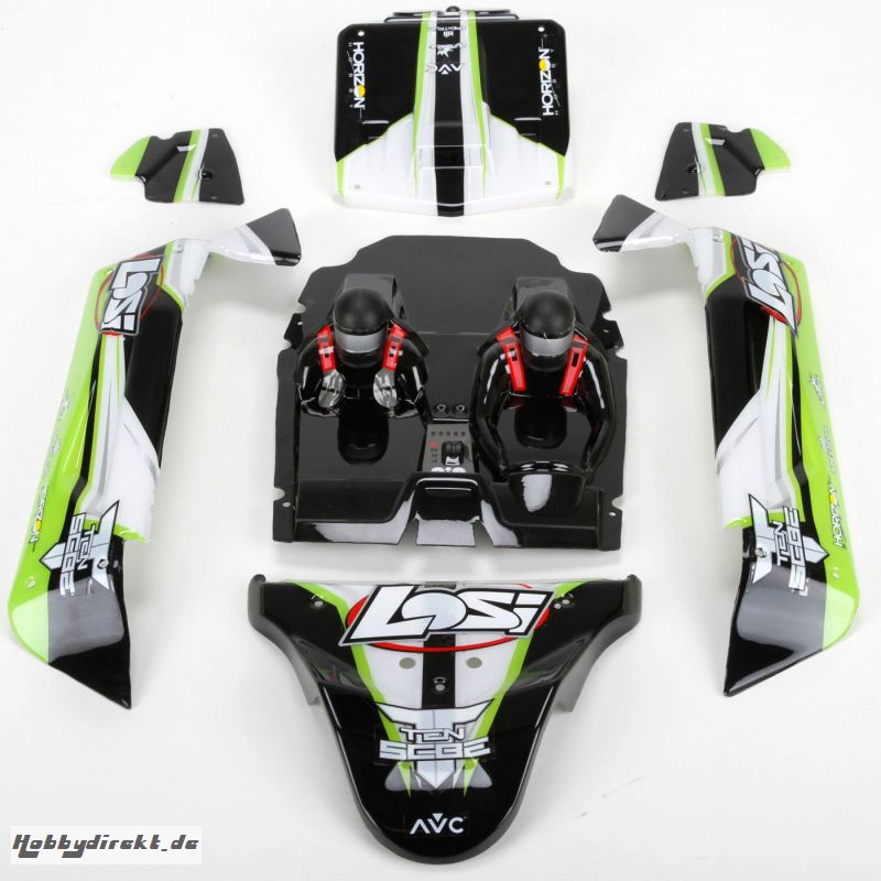 Body Set,Painted, Green: TEN SCBE Horizon LOS230014