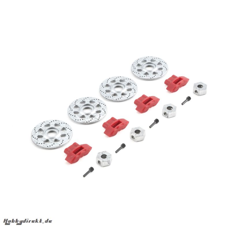 Hex, Rotor, Caliper & Pin Set (4): Baja Rey Horizon LOS232006