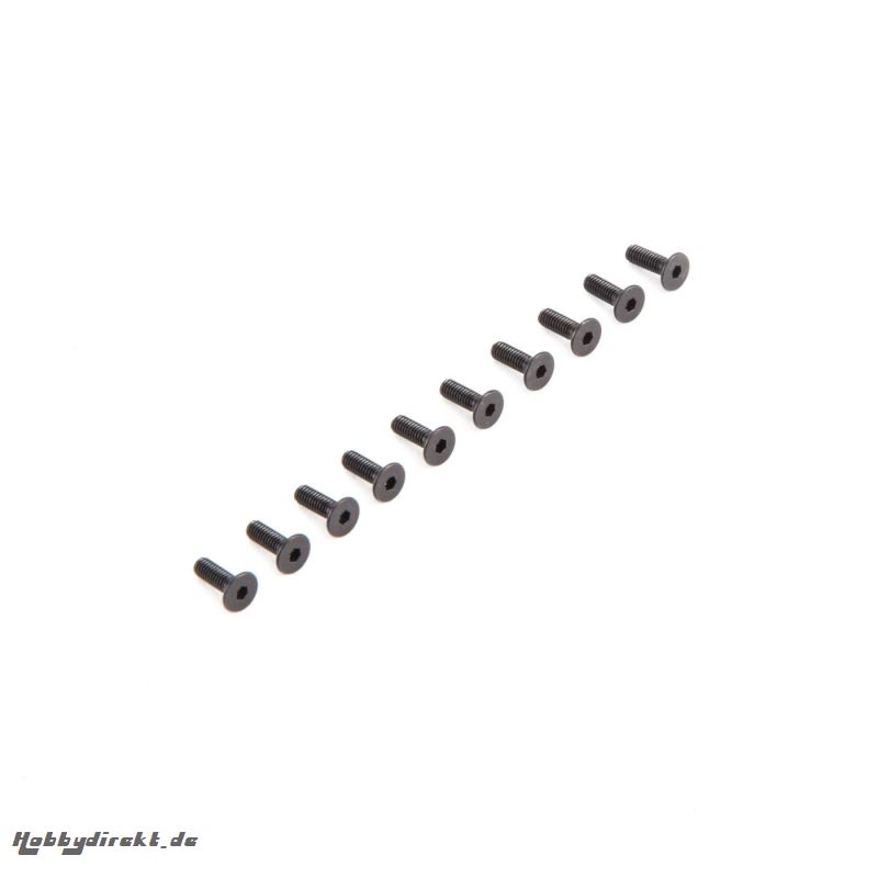 Flat Head Screws M2.5 x 8mm (10) Horizon LOS235009