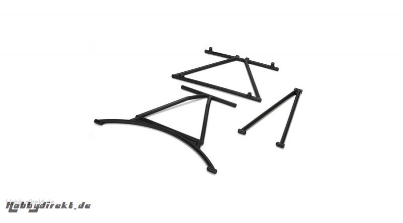 Front & Rear Cage Supports, Roof Cross Bar: MINI WRC Horizon LOS251004