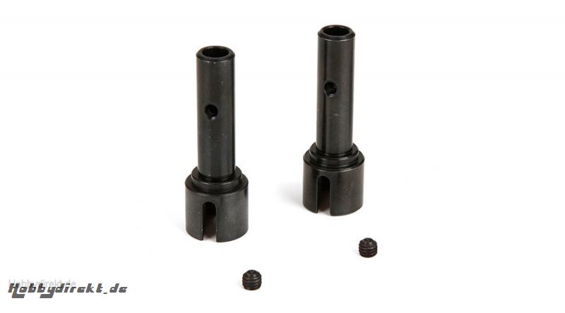 Front/Rear Stub Axle (2): 1:5 4wd Horizon LOS252011