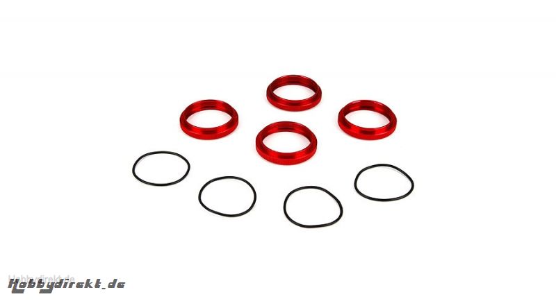 Shock Adjuster Nut w/O-Ring, Alum: 1:5 4wd DBXL Horizon LOS253009