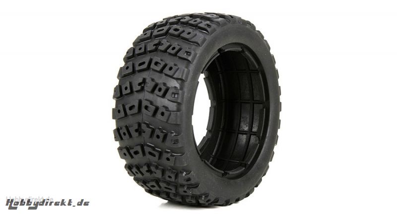 Left & Right Tire (1ea) & Foam Insert (2): 1:5 4wd Horizon LOS45006