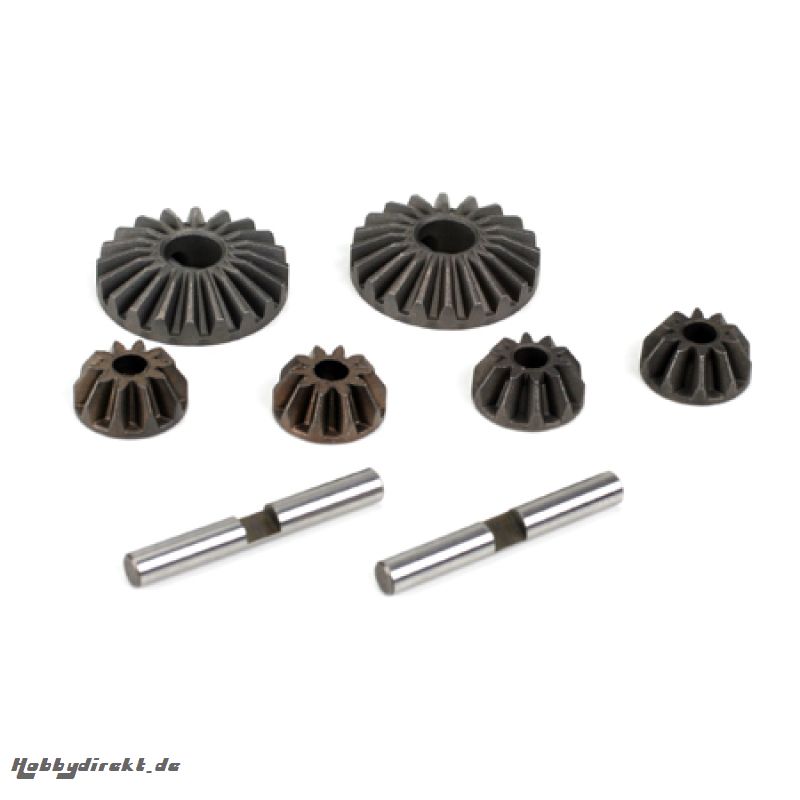 Differential Gear & Shaft Set: 8B,8T Horizon LOSA3502