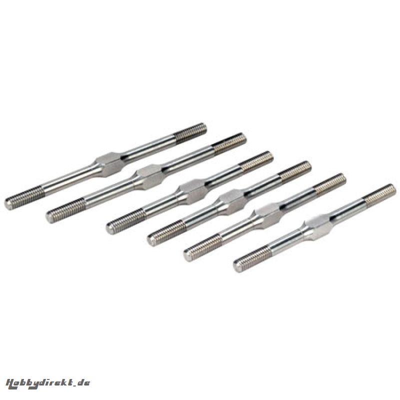 Turnbuckle Kit, Titanium: 8B Horizon LOSA6530