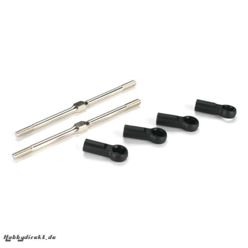 Turnbuckles 4mm X 98mm w/ End Horizon LOSA6543