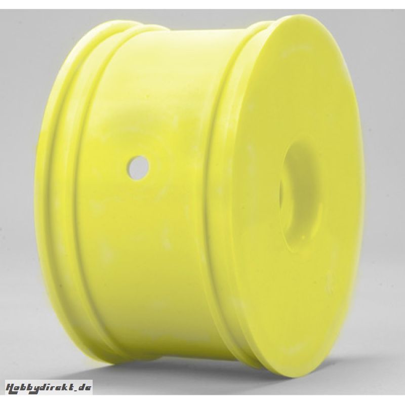 Truggy Wheels, Zero Offset, Yellow (4): 8T 2.0 Horizon LOSA7747