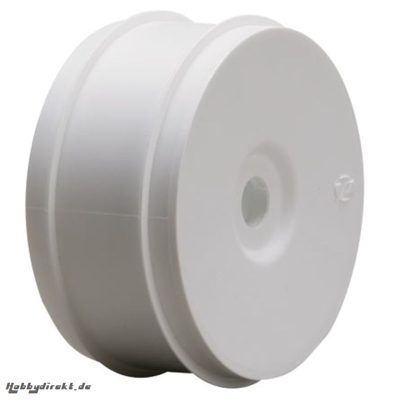 1/8 Buggy Dish Wheel, White (4) Horizon LOSA7750