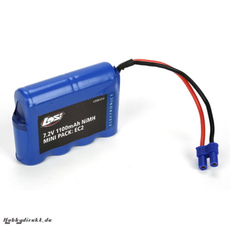 Losi 7.2V 1100mAh NiMH mitEC2 Connector Horizon LOSB1212