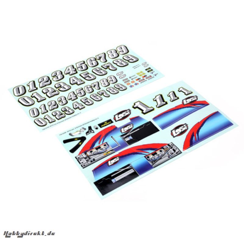 Mini-Sprint Graphic Sticker Set Horizon LOSB1337