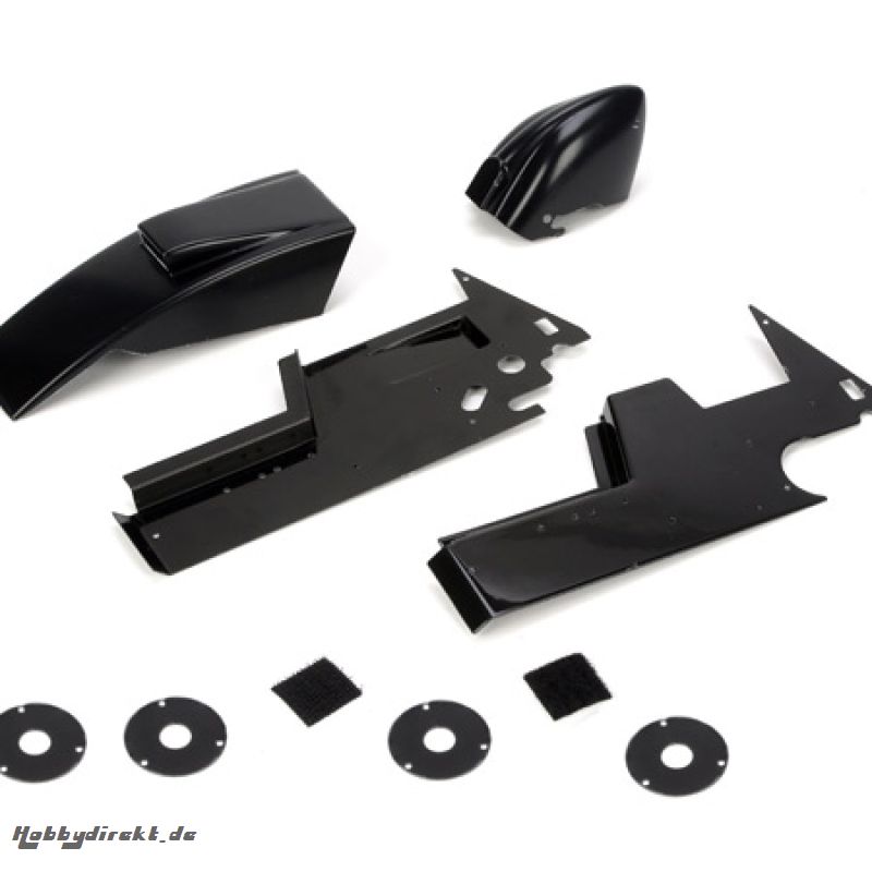 Body Panel Set, Black: Mini-S Horizon LOSB1391