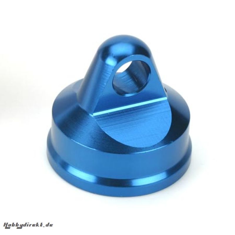 Shock Cap, Aluminum, Blue: LST, LST2, AFT, MGB Horizon LOSB2802