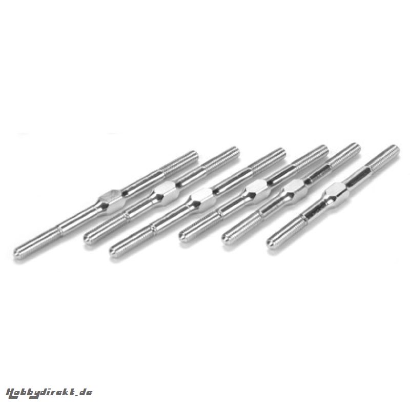 Fr/R Steering Turnbuckle Set (6): 10-T Horizon LOSB4003