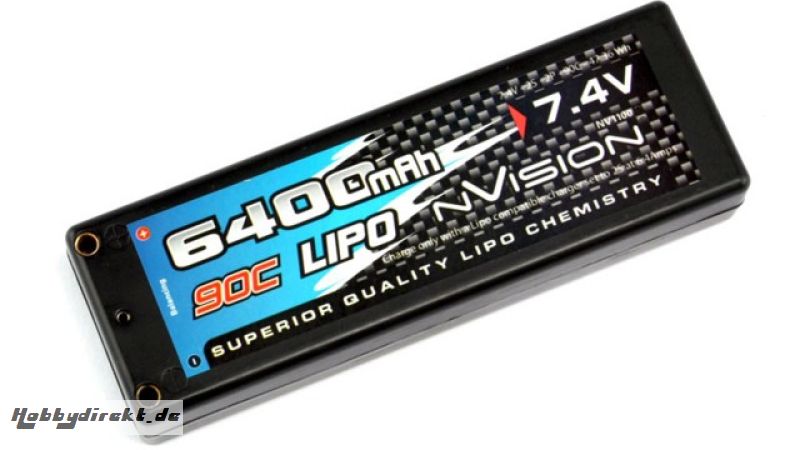 nVision Factory Pro Lipo 6400 90C 7,4V 2S Tubes Horizon NVO1100