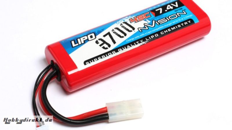 nVision Sport Lipo 3700 45C 7,4V 2S Tamiya Horizon NVO1108