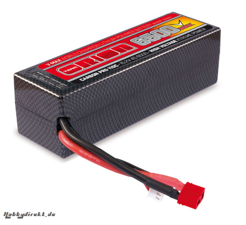 Carbon Pro V-Max LiPo 6500 110C 15.2V 4S Deans Horizon ORI14077