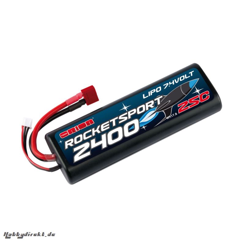 Team Orion Rocket Sport 2400 LiPo 7,4V (Deans Stecker) Horizon ORI14163