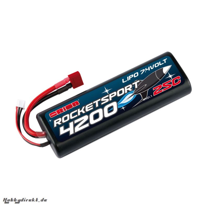 Team Orion  Rocket Sport 4200 LiPo 7,4V (Deans Stecker) Horizon 