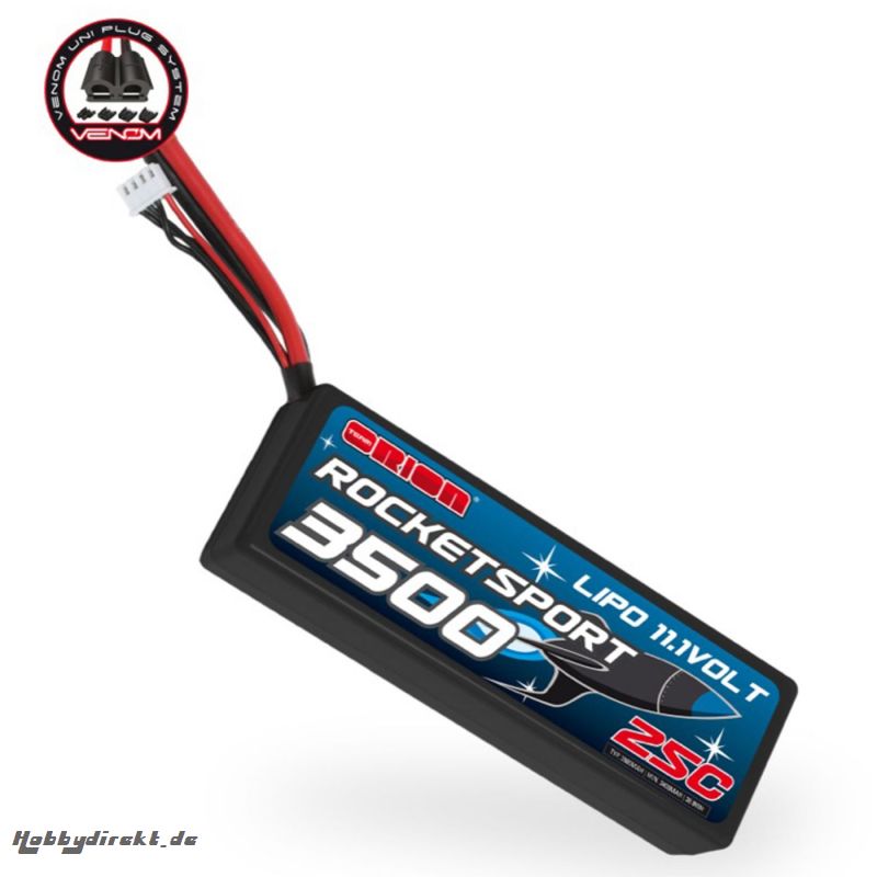 Akku Rocket Sport 3500 LiPo 11,1V Horizon ORI14195