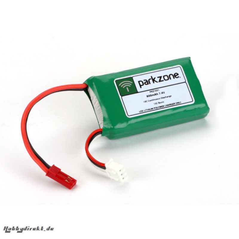 7.4V 800mAh LiPo Battery Horizon PKZ1032