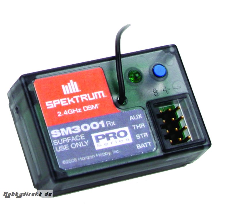 Spektrum SR3001 DSM 3 Kanal Pro Empfänger Spektrum SPM1205