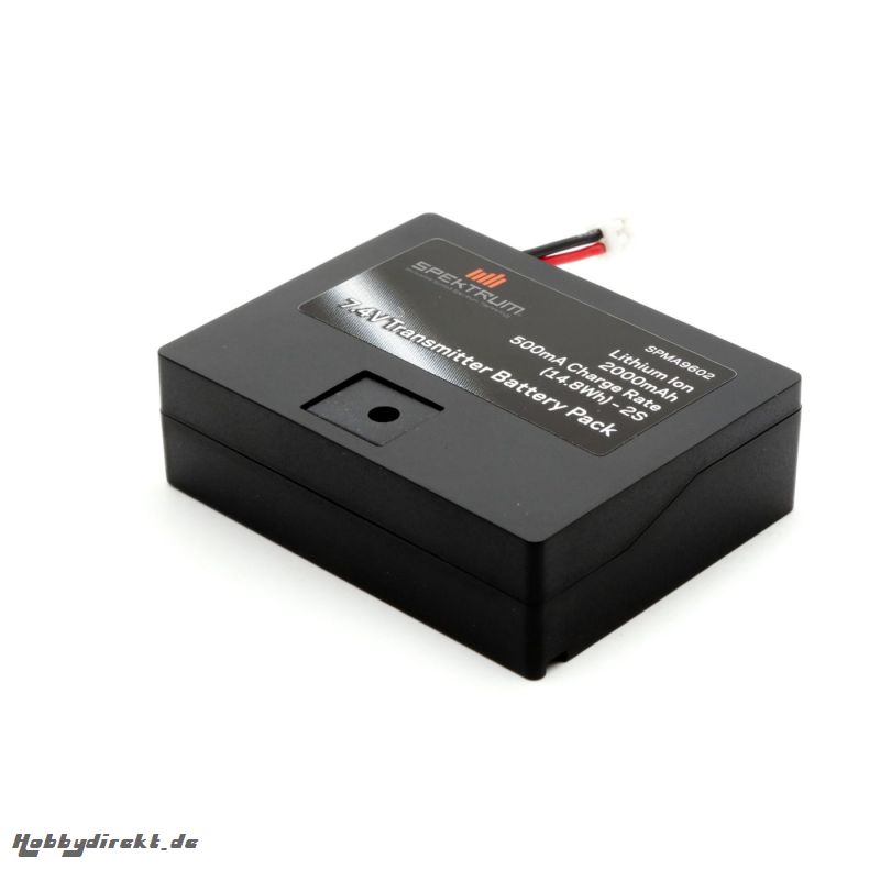 2000 mAh TX Battery: DX6/DX7/DX8 Spektrum SPMA9602