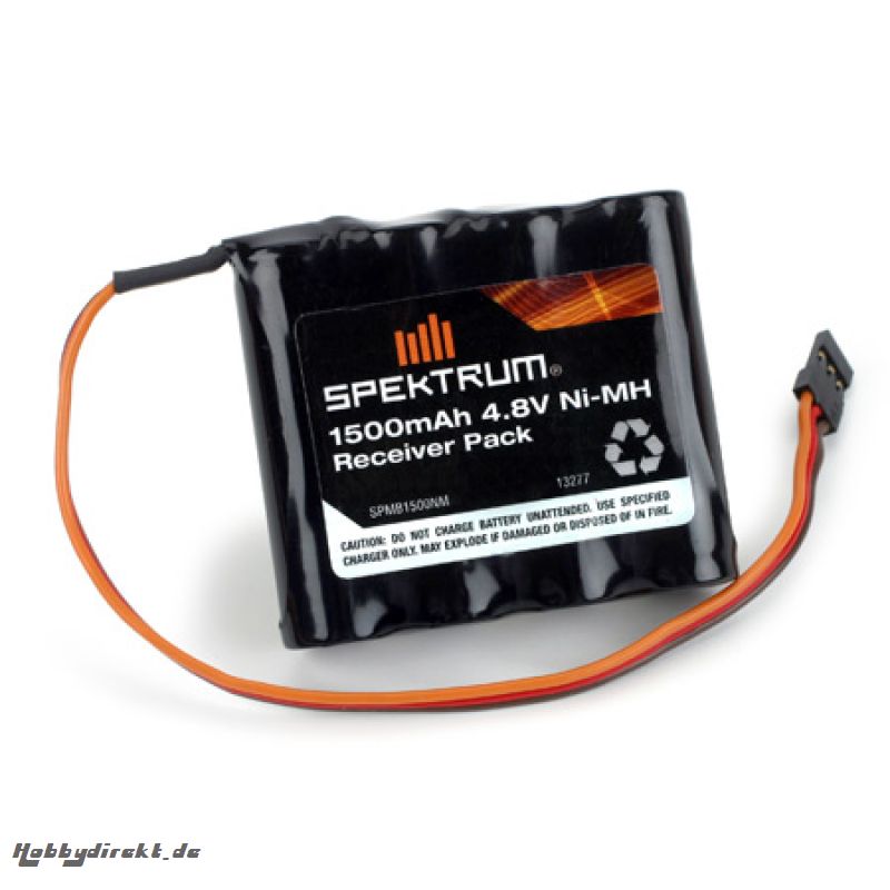 1500mAh 4.8V NiMH Receiver Pa SPMB1500NM Spektrum