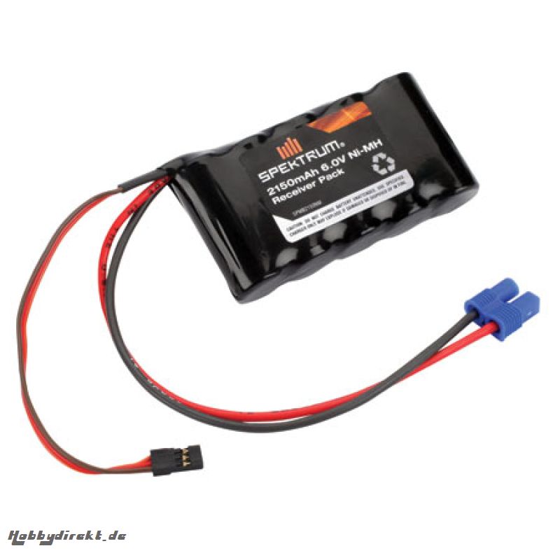 2150mAh 6.0V NiMH Receiver Pack Spektrum SPMB2150NM