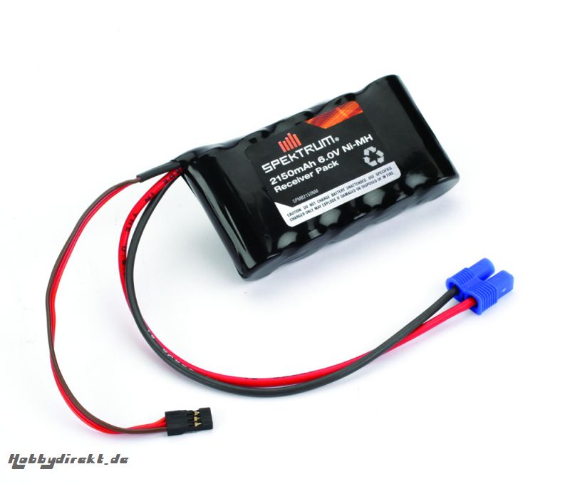 2150mAh 6.0V NiMH Receiver Pack Spektrum SPMB2150NM