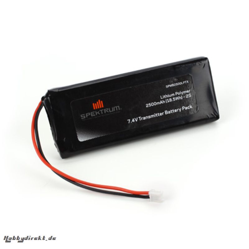 Spektrum 2500mAh 2S 7,4V LiPo-Ersatzakku: DX10T Spektrum SPMB2500LPTX