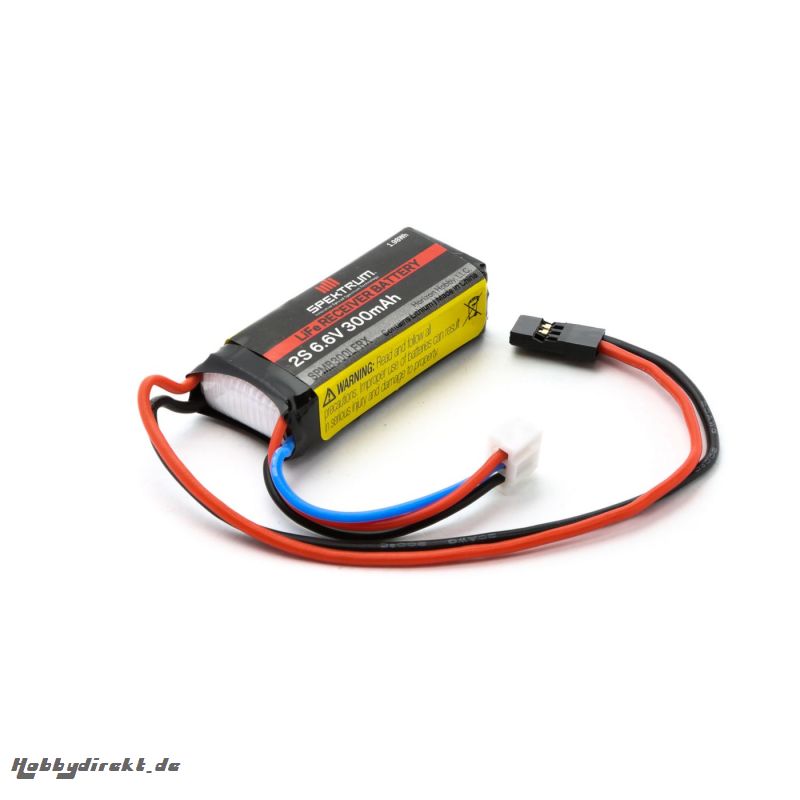 Spektrum 300mAh 2S 6,6V Li-Fe Empfängerakku Spektrum SPMB300LFRX