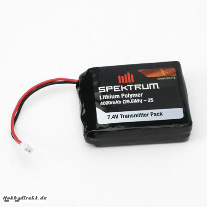 4000mAh LiPo Transmitter Battery: DX8, DX9 Spektrum SPMB4000LPTX