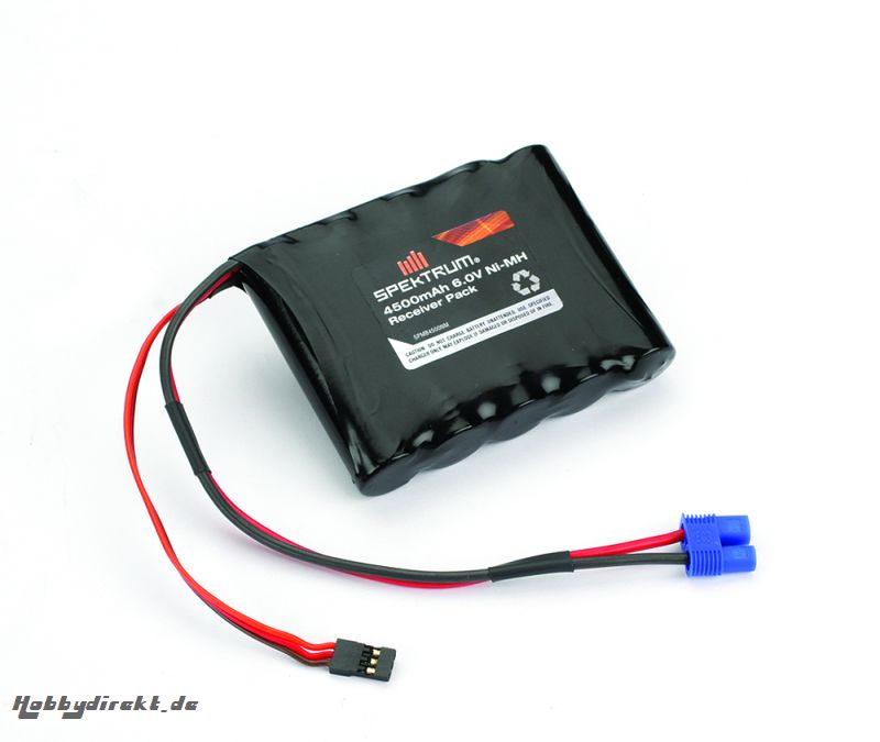 4500mAh 6.0V NiMH Receiver Pa SPMB4500NM Spektrum