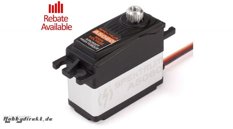 Spektrum A5060 HV Mini-Digitalservo mit Metallgetriebe, High Torque Spektrum SPMSA5060