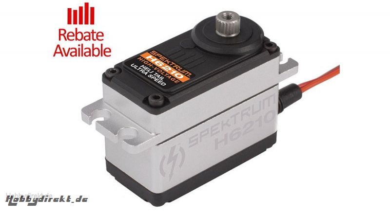 Spektrum H6210 HV Heck-Digitalservo mit Metallgetriebe, Ultra Speed Spektrum SPMSH6210